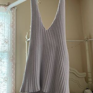 Knit purple tank top. Garage